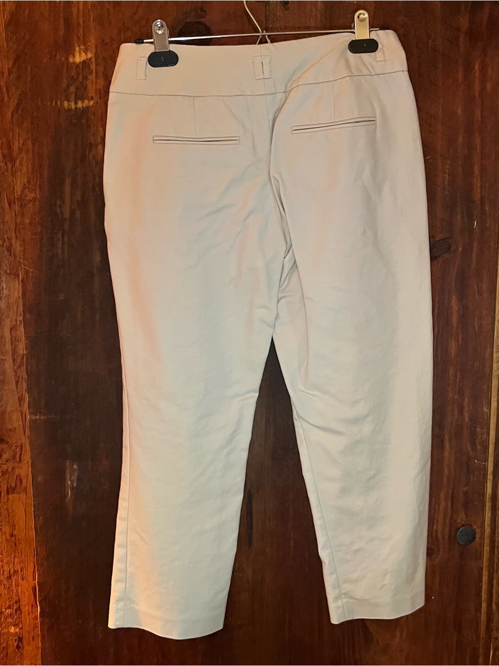Cropped Light Beige Women's Capris - Picture 2 of 5